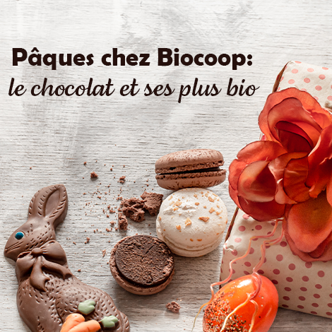 Pâques chez Biocoop : le chocolat et ses plus bio Pâques chez Biocoop : le chocolat et ses plus bio