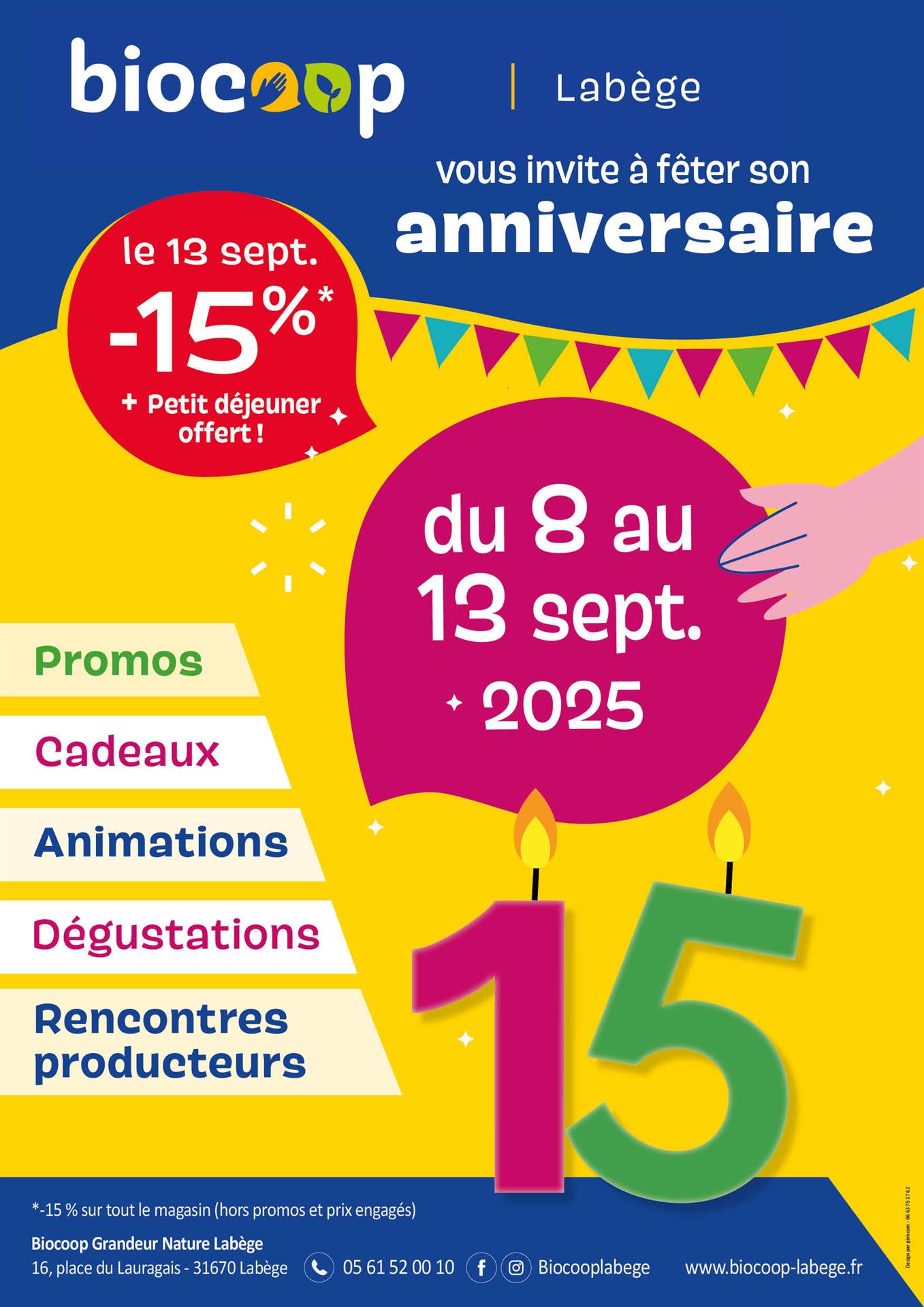 Du 8 au 13 septembre c'est la fête ! 